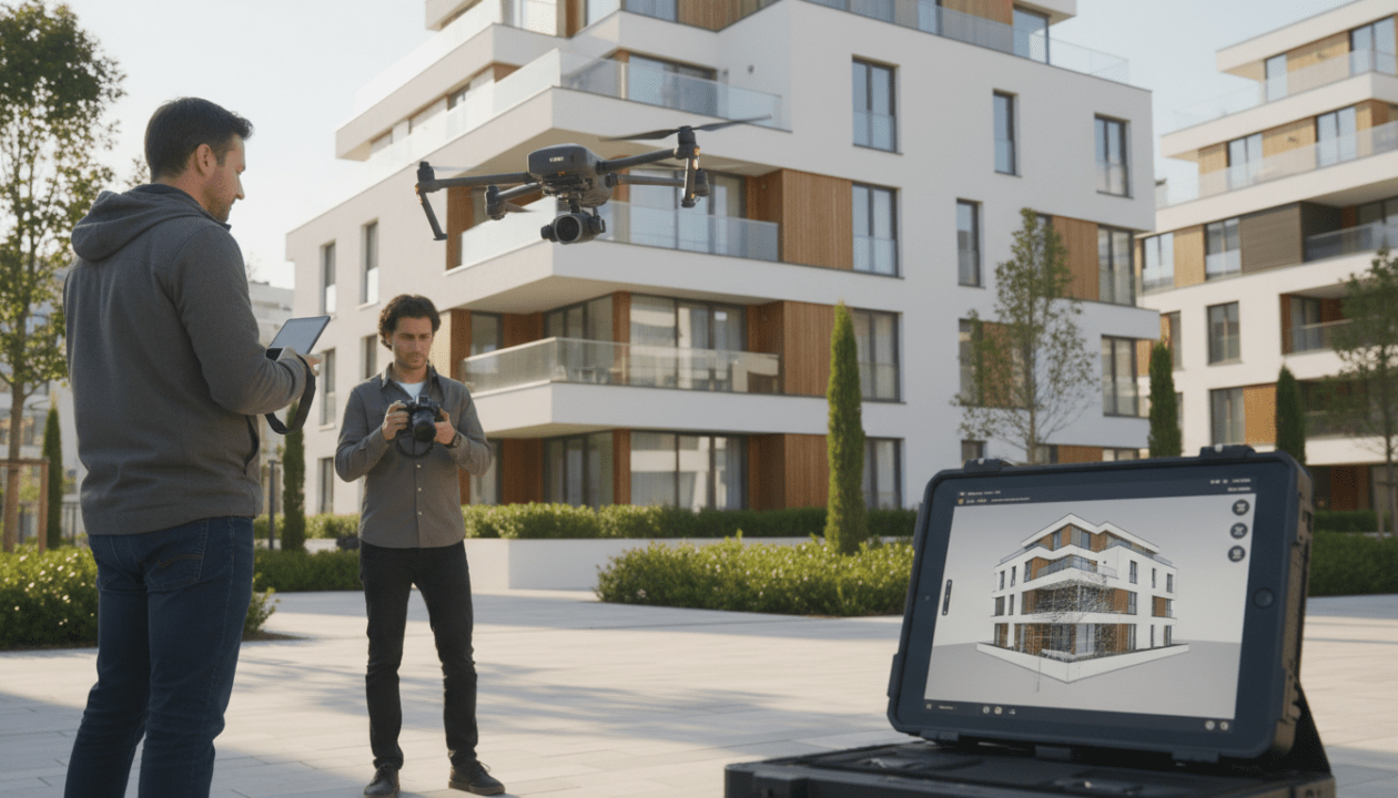 découvrez comment la photogrammétrie immobilière permet de modéliser facilement un bâtiment en 3d, offrant précision et rapidité pour vos projets architecturaux.