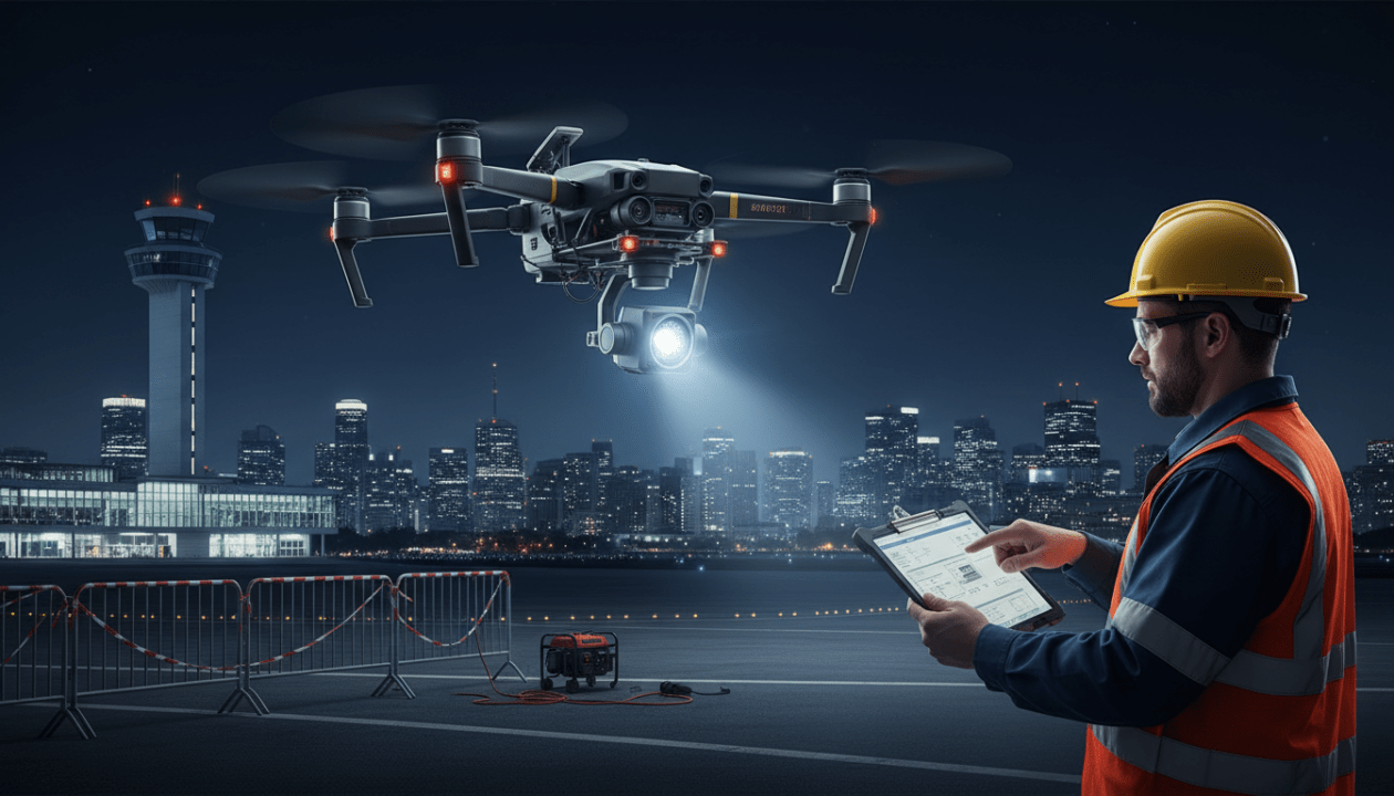 découvrez les démarches préfectorales indispensables et l'équipement nécessaire pour réaliser un vol de nuit en drone en toute légalité et sécurité.