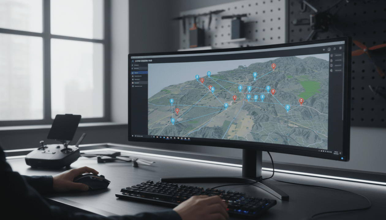 découvrez notre tutoriel avancé pour créer des waypoints dans litchi mission hub sur pc et optimisez vos missions de drone avec précision.
